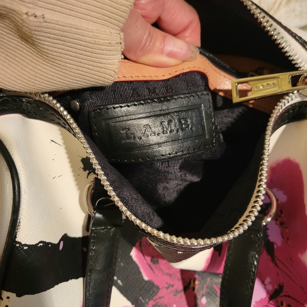 L.A.M.B. by Gwen Stefani Cherry Blossom Handbag Luxury Designer Vintage #525 - Picture 14 of 14